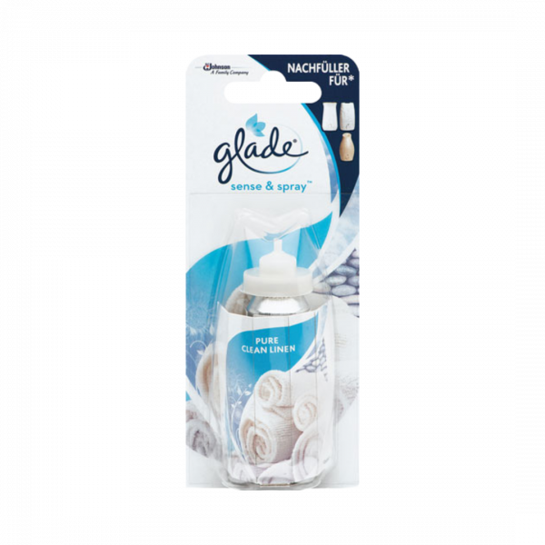 Glade Sense & Spray Pure Clean Linen, NACHFÜLLUNG (Kartusche), 18ml